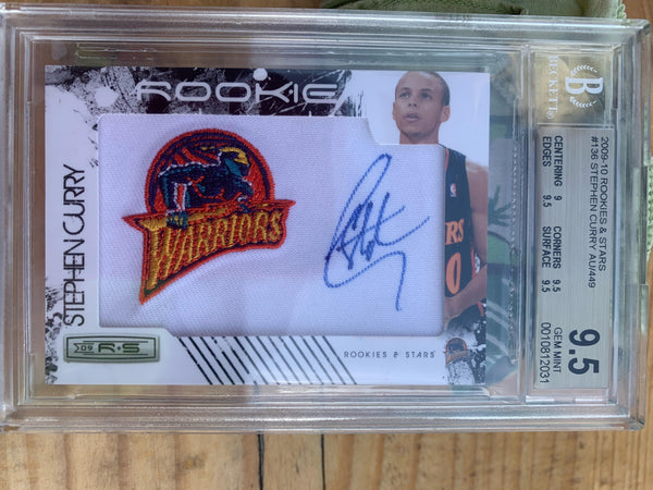 2009-10 Panini Rookies & Stars Stephen Curry Patch RC Auto /449 